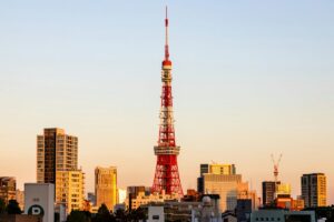 drone to film Tokyo Tower