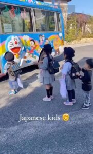 schoolbus in Japan